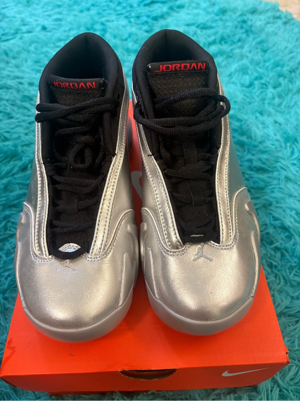 Jordan 14 Retro Metallic Silver(Women’s)